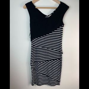 Mystree blacks and  white dress size small